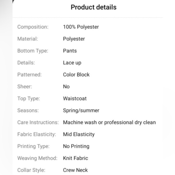 Cute two-piece set 🤍💚 - Picture 4 of 4